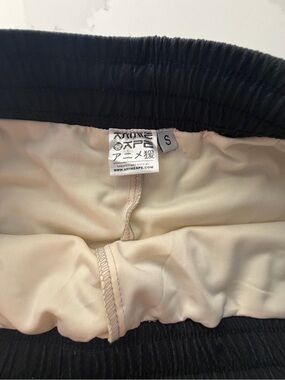 Anime Ape menBlack Joggers with Cream Lining